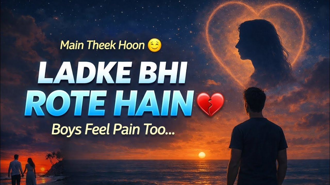 Ladke Bhi Rote Hain – Emotional Hindi Song | Heart Touching Song 2026 | Boys Feel Pain Too 💔