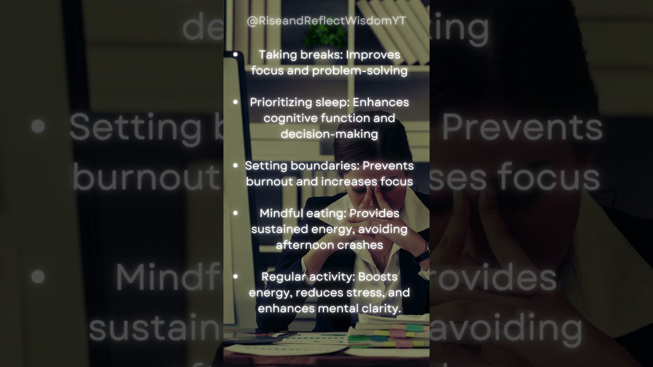 🔥 Boost Productivity Without Burnout – What Most People Forget! 🚀🧠 