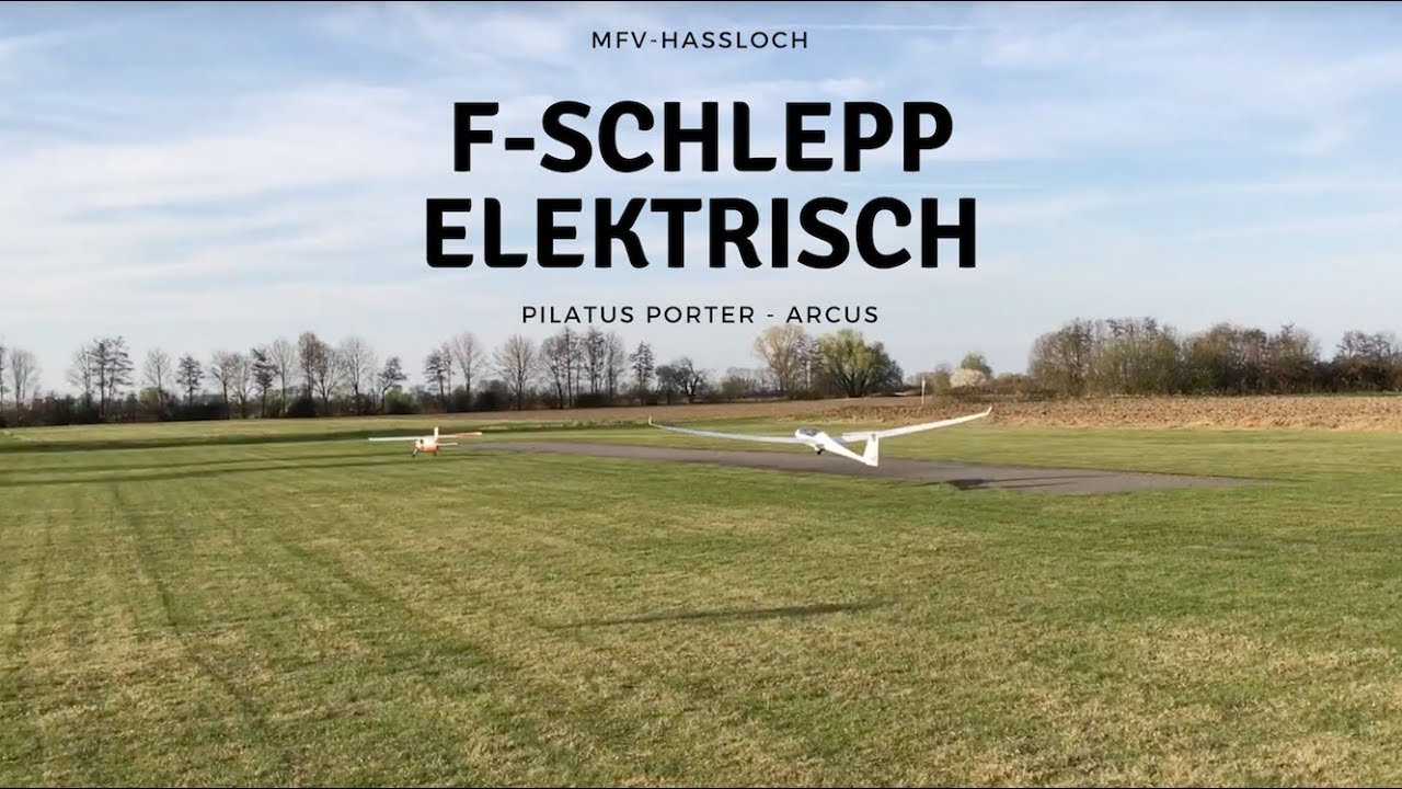 F-Schlepp elektrisch Pilatus Porter Ecotop - Arcus RC-Flight Academy