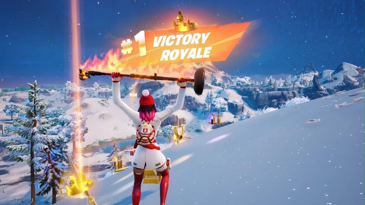 *NEW* YULEJACKET SKIN IN FORTNITE PS5 + A VICTORY ROYALE WIN! (SOLO)