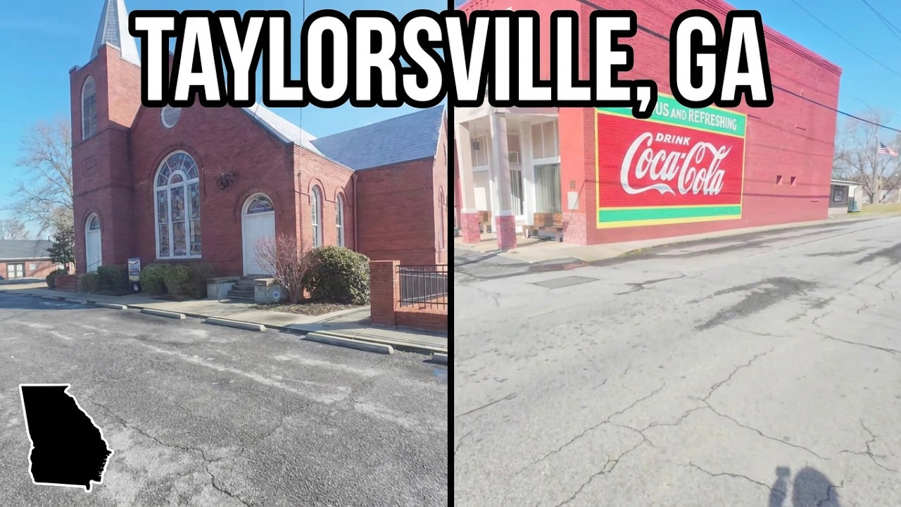Taylorsville, Georgia I Georgia Small Towns I Railroad Town I 4K