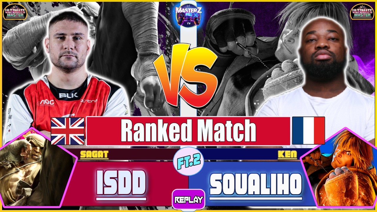 SF6 REPLAY 🔥 IMSTILLDADADDY (sagat) VS SOUALIHO (ken) 🔥 High level gameplay