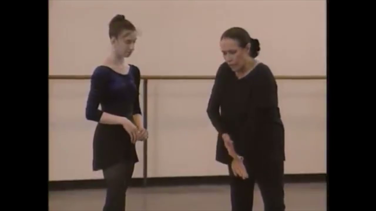 Maria Tallchief coaching Jennie Somogyi in The Nutcracker