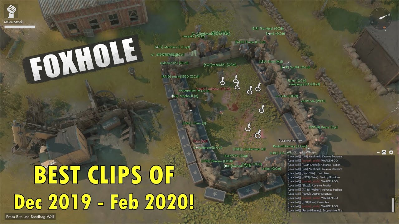 Foxhole - ULTIMATE compilation Of The Best & Funniest Clips I Saved
