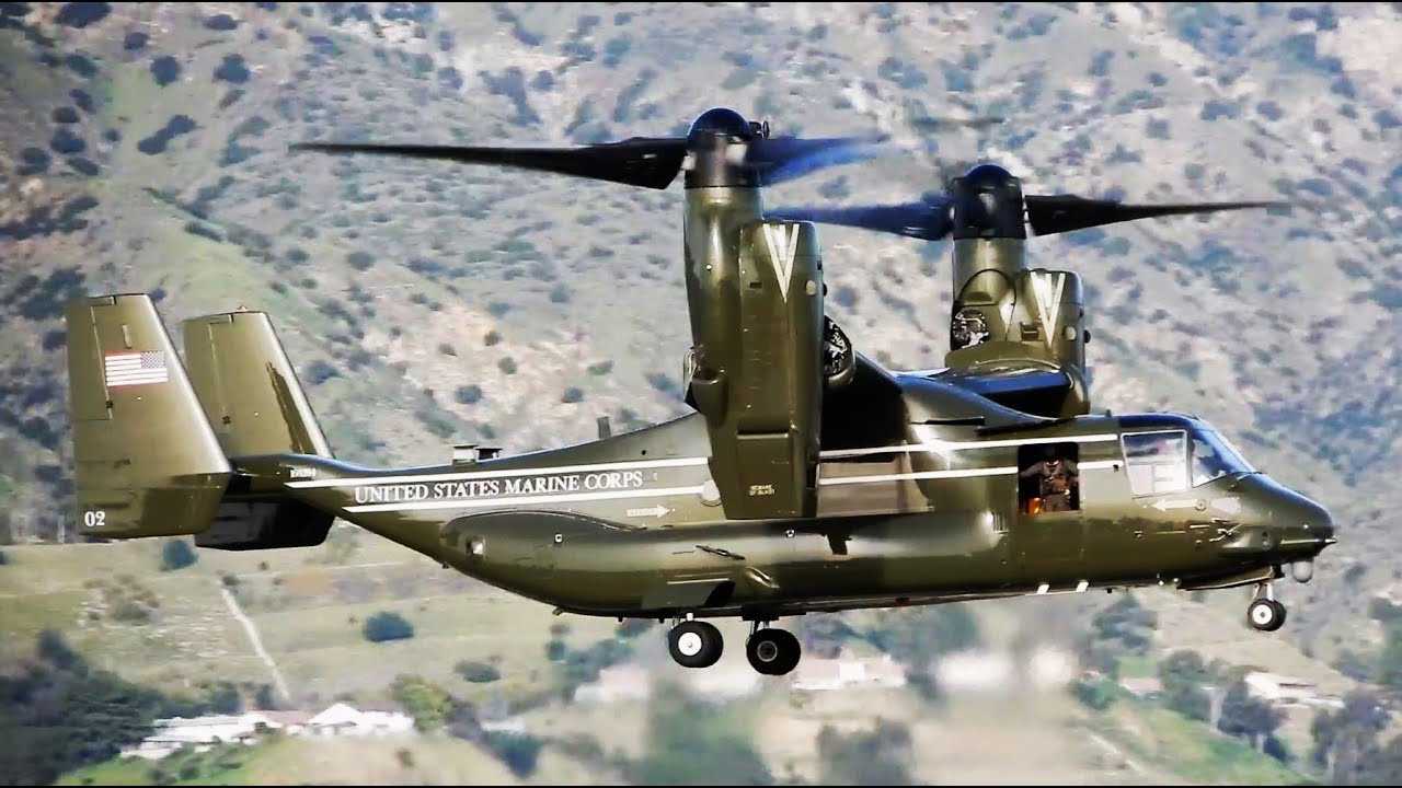 V-22 OSPREY FIRST TEST FLIGHT Presidential MV-22 Osprey Returns to Flight After Grounding