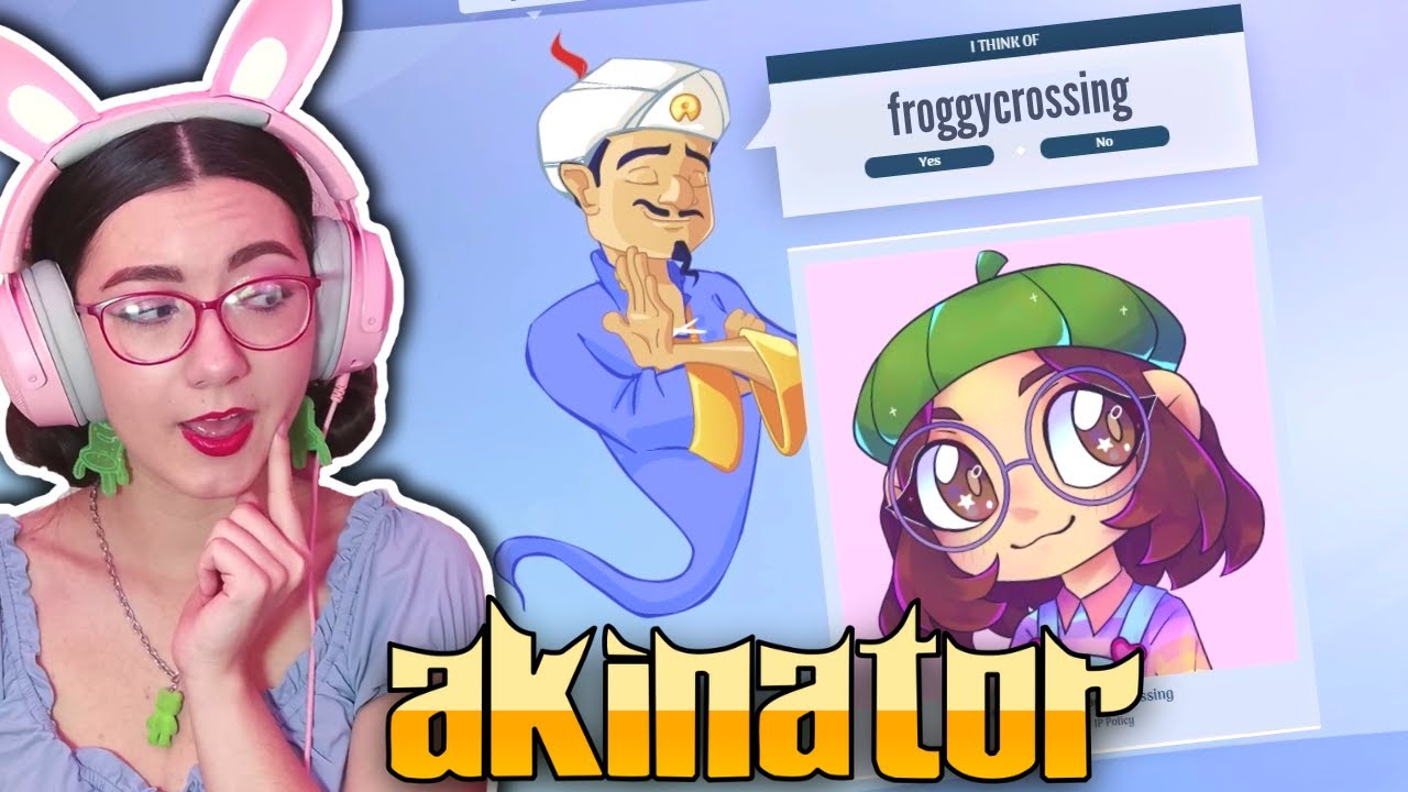 trying to guess myself on AKINATOR in 2026!