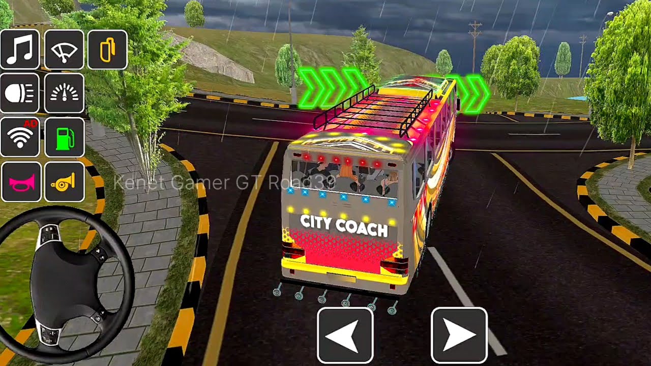 City Coach Bus -2 | Mobile Game Play |Kenet Gamer GT Road39 😃😃🔔👍✅💖😍🏎️