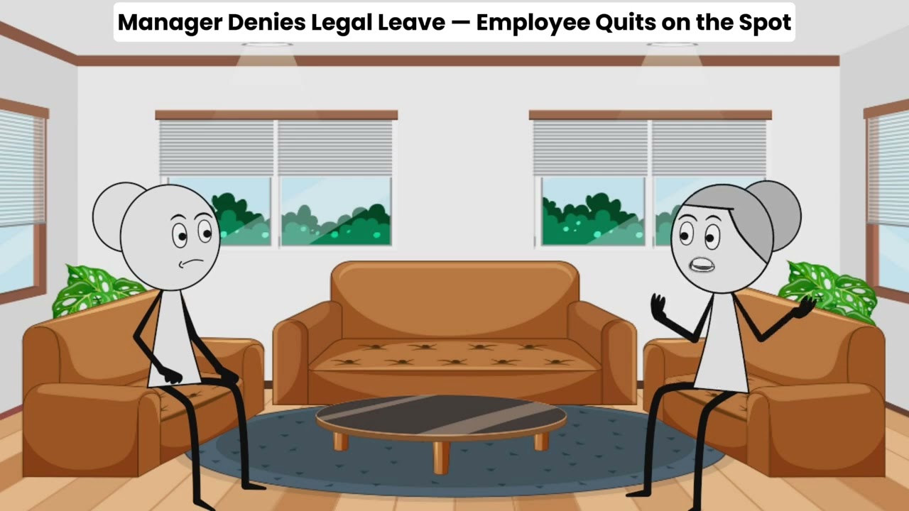 Manager Denies Legal Leave — Employee Quits on the Spot