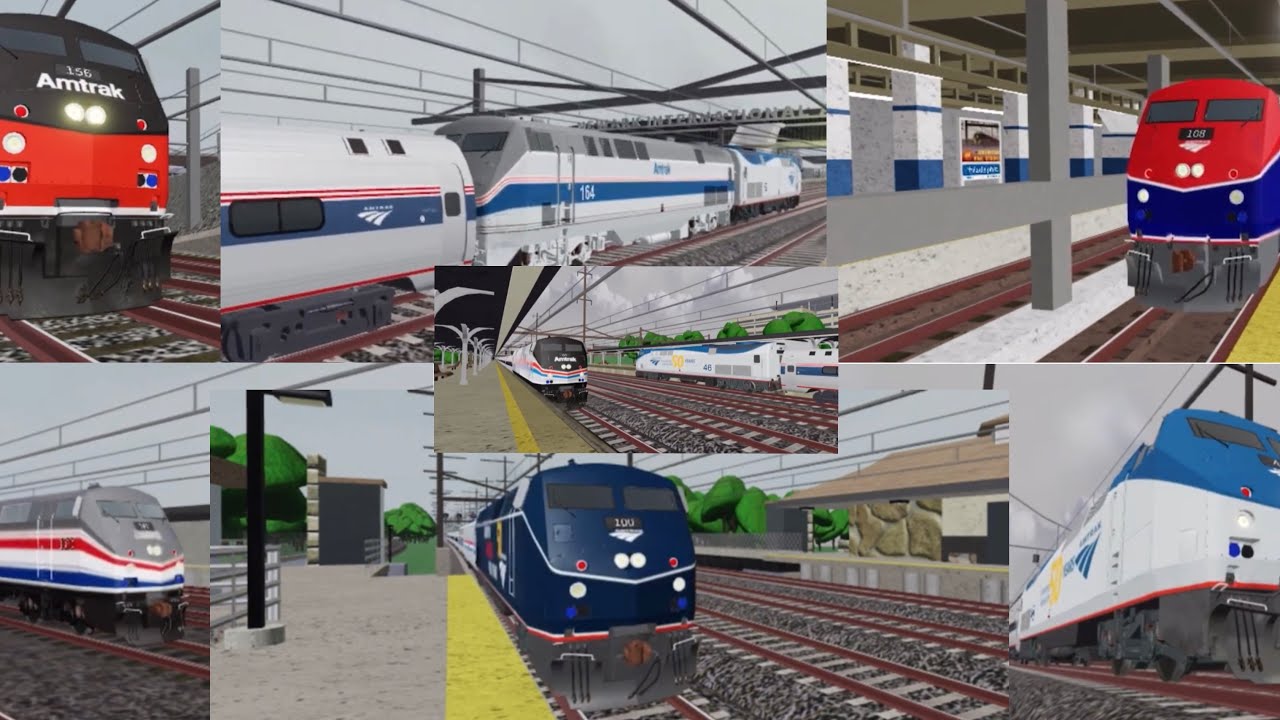 (MOST VIEWED VIDEO) Roblox Amtrak P42 NEC Train Sim: Every Amtrak P42 train in the NEC game.