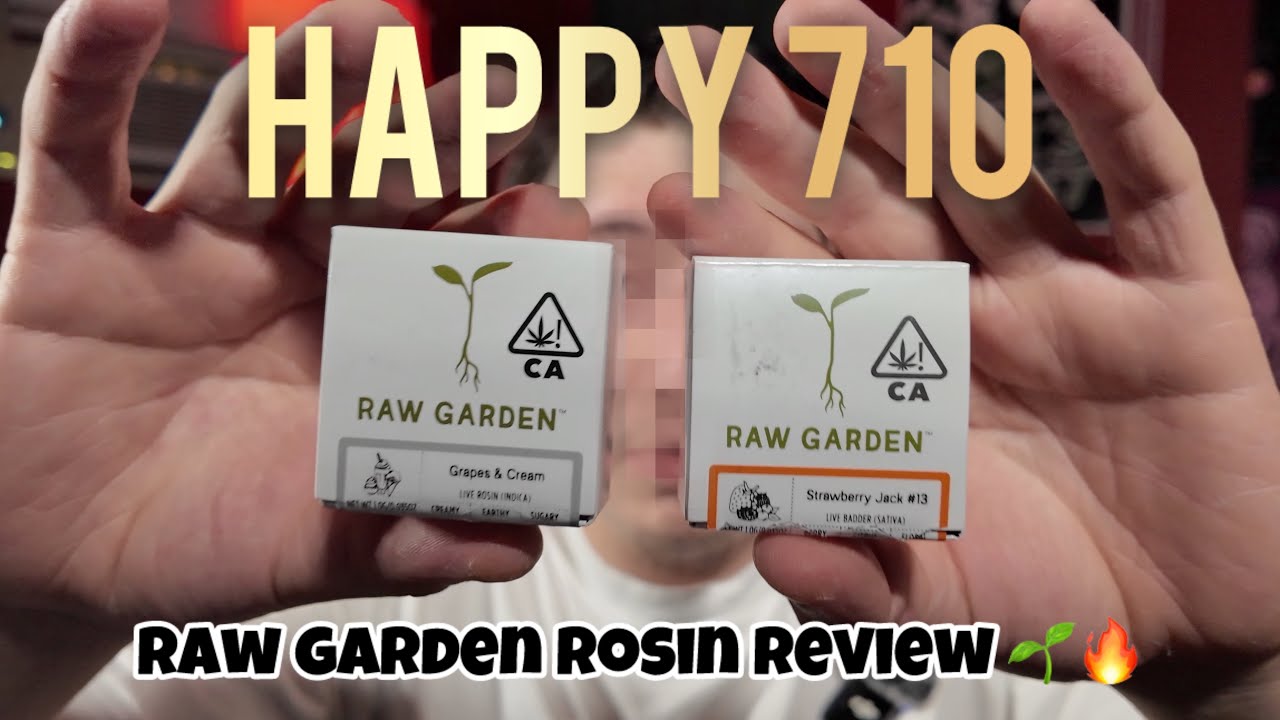 Happy 710 / Raw Garden Rosin Review 🌱🔥