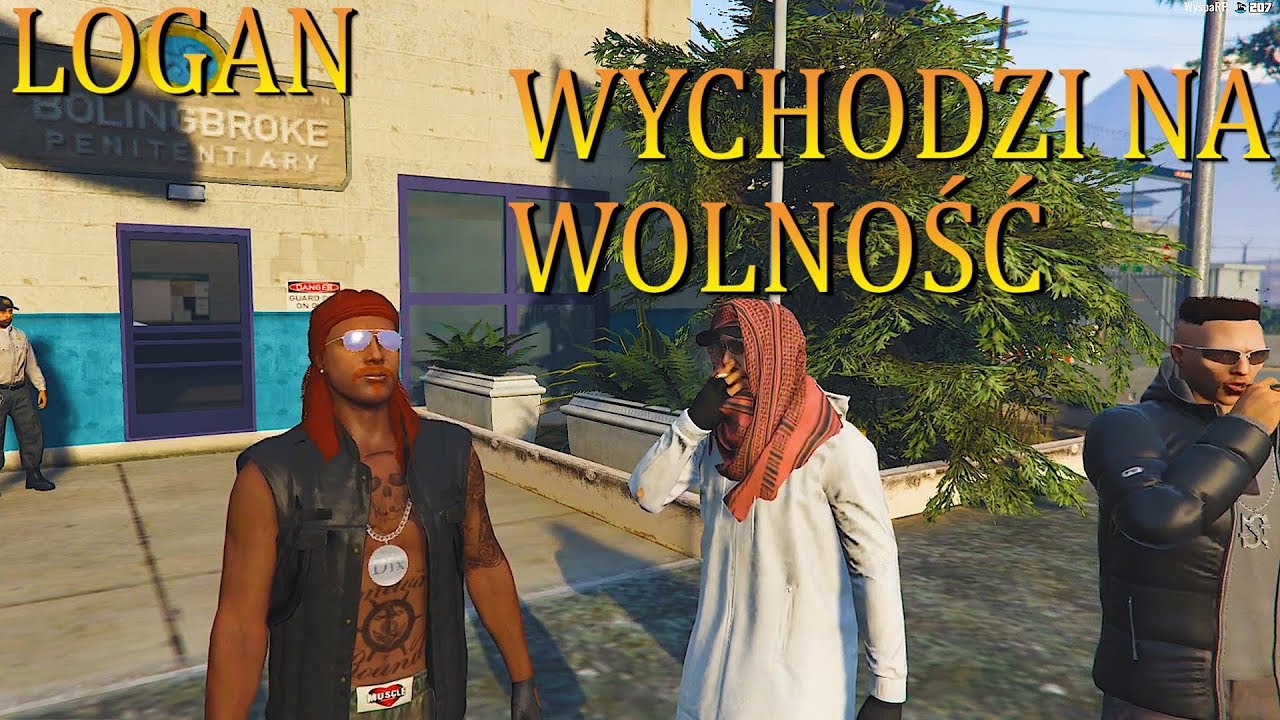 GTA RP LOGAN KAPUCZINO PO 19 LATACH WYCHODZI Z WIĘZIENIA