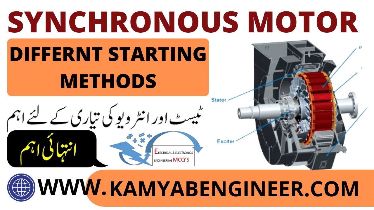 STARTING METHODS OF SYNCHRONOUS MOTOR