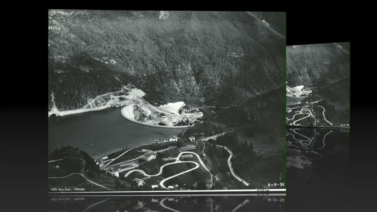 DIGA DI PIEVE DI CADORE. Fotografie della costruzione. Parte 1