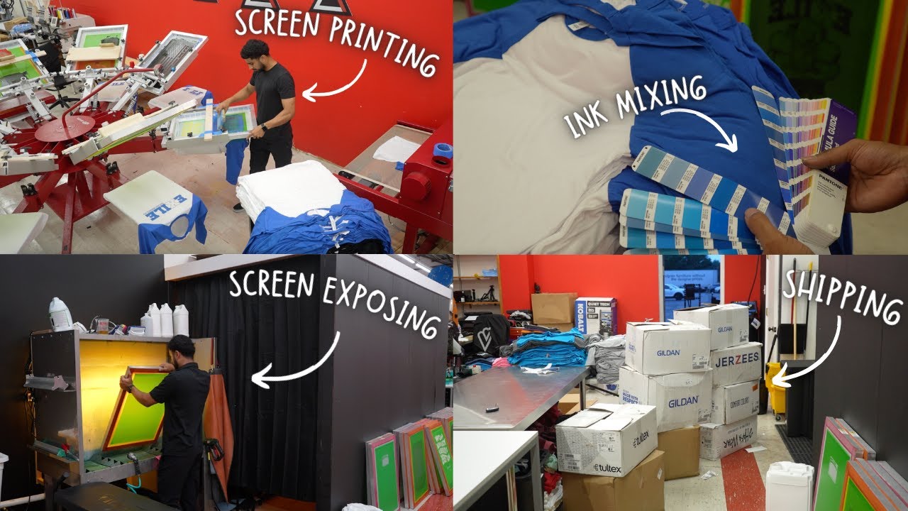 The SCREEN PRINTING Grind Continues