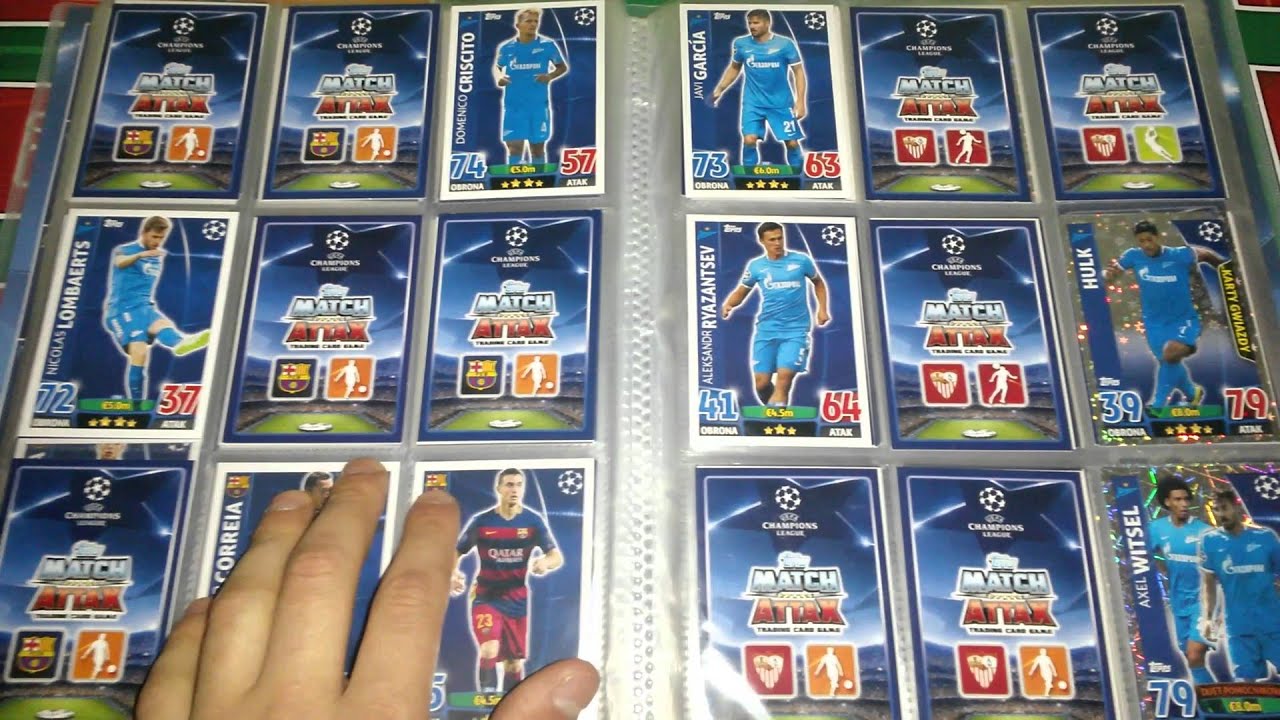 PREZENTACJA MOJEGO ALBUMU TOPPS CHAMPIONS LEAGUE 2015/2016