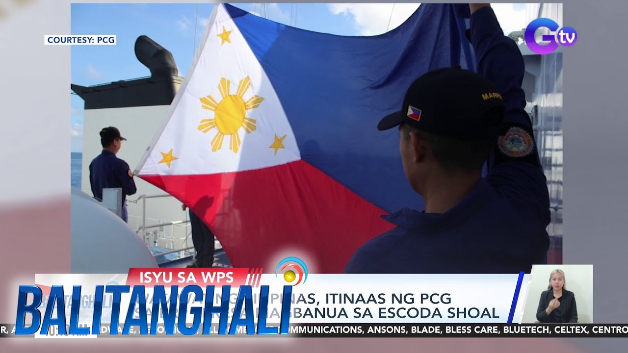 Watawat ng Pilipinas, itinaas ng PCG sa BRP Teresa Magbanua sa Escoda Shoal | Balitanghali