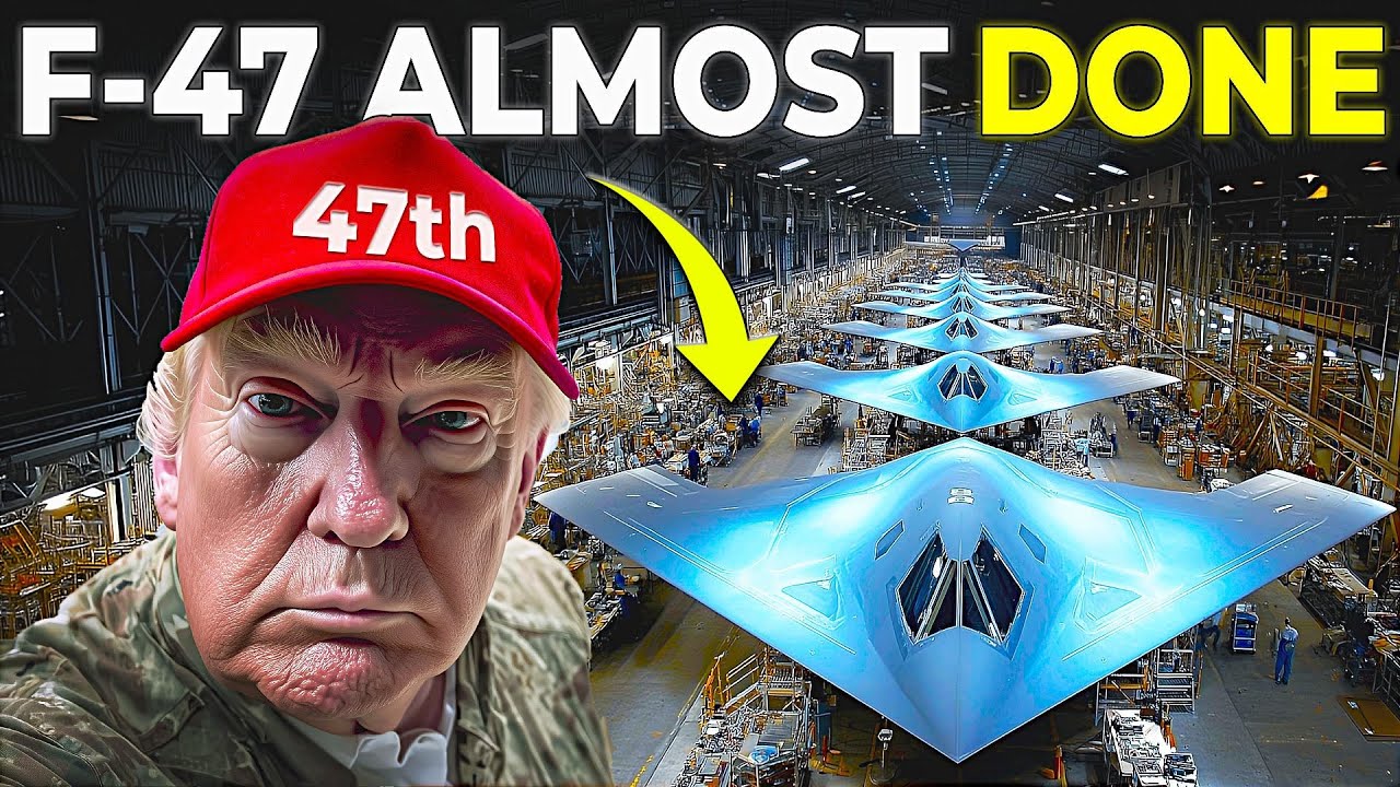 F-47 ПОЧТИ ЗАВЕРШЕН: секретный завод Boeing производит F-47 УЖЕ СЕЙЧАС
