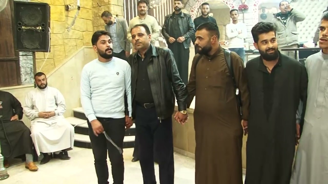 العريس مصطفى عبدالستار الفنان ماهر العلي حفلة صالة النورس افراح البكارة البوعجيل جزء2
