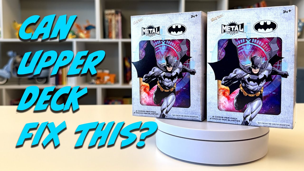 Бластеры Бэтмена из Upper Deck Metal Universe! Отличные карты, но качество ужасное! Skybox