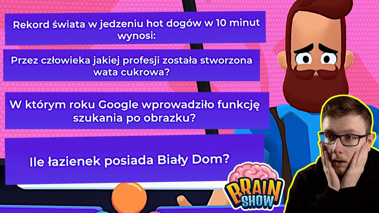 TEST Z WIEDZY BEZUŻYTECZNEJ XD | BRAIN SHOW
