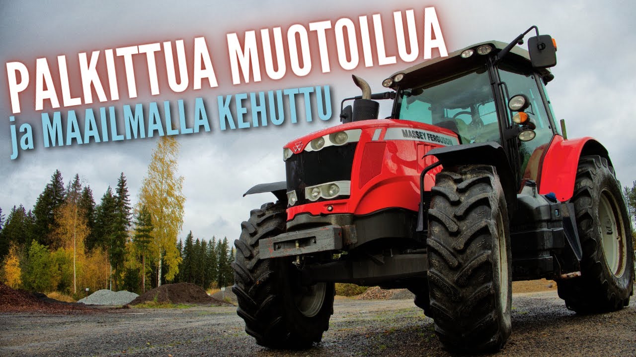 Koeajossa Massey Ferguson 7615