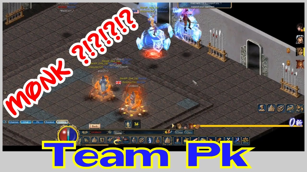 Conquer Online - Team Pk / Server Dark 29/2/2020 | حالتنا صعبه اوي 😂