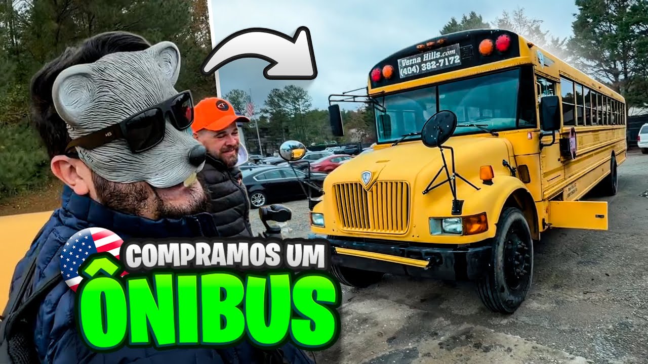 O DIA MAIS ÉPICO DA VIAGEM: COMPRAMOS UM ÔNIBUS ESCOLAR AMERICANO!