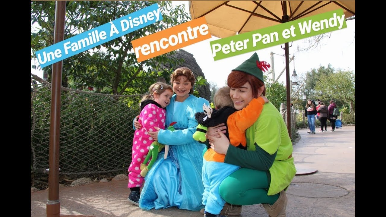 DISNEYLAND PARIS - PETER PAN ET WENDY - RENCONTRE PERSONNAGES - MEETING CHARACTERS