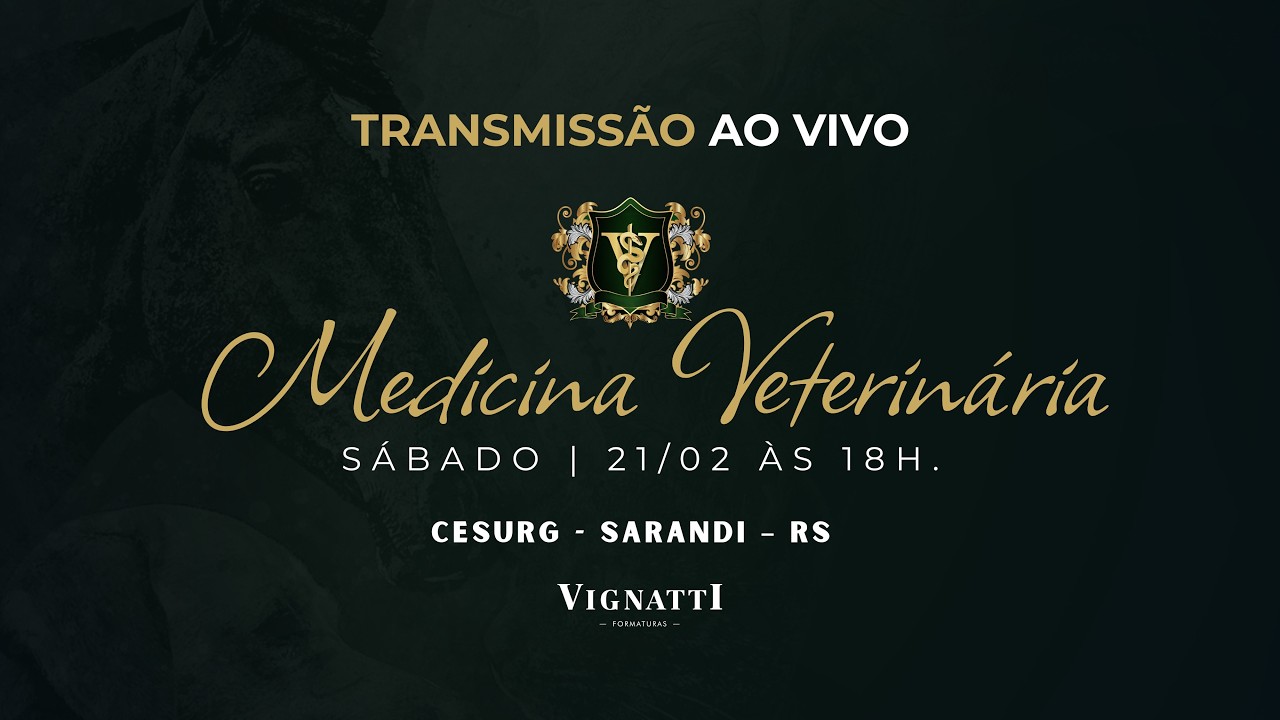 Formatura de Medicina Veterinária Cesurg Sarandi-Rs 21/02/26 as 18h