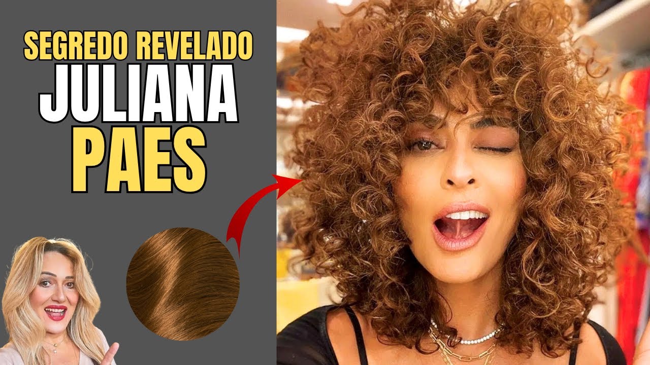 DESCUBRA O SEGREDO DA COLORAÇÃO DO CABELO DE JULIANA PAES E COMO COBRIR BRANCO