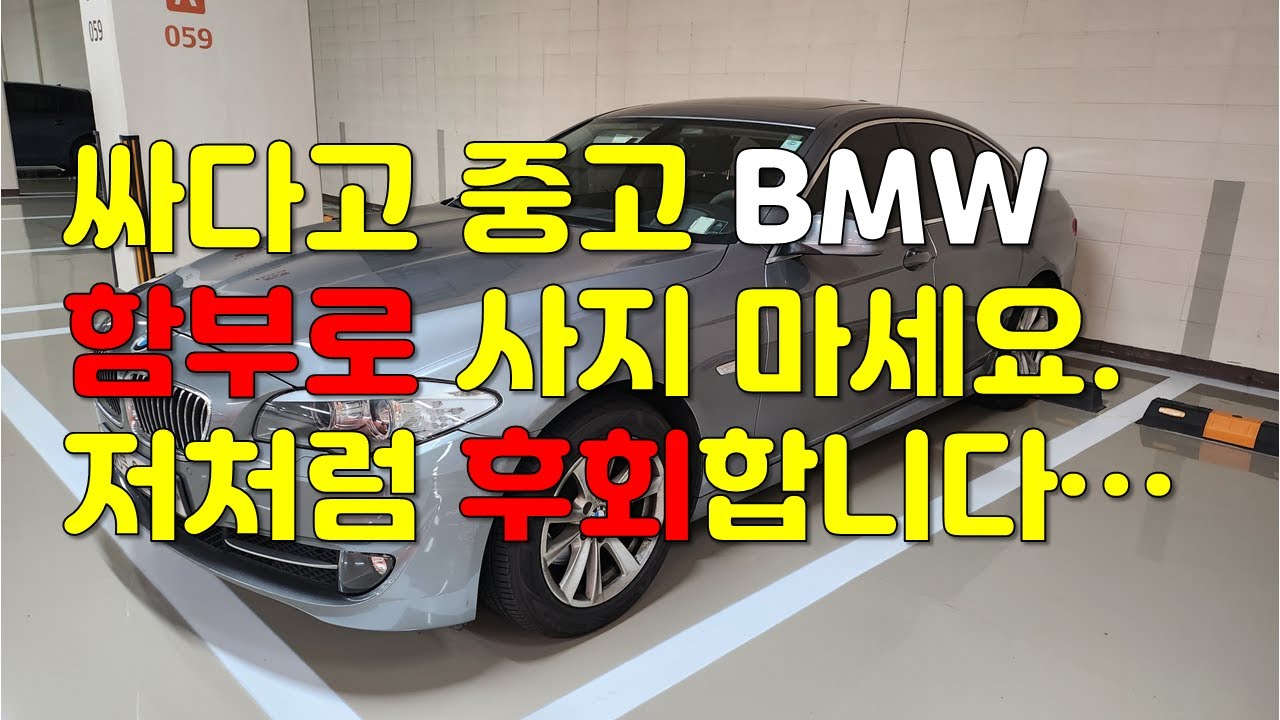 중고 bmw 520d :: 케이카에서 사고 후회하는 이유(천만원대 외제 중고차)