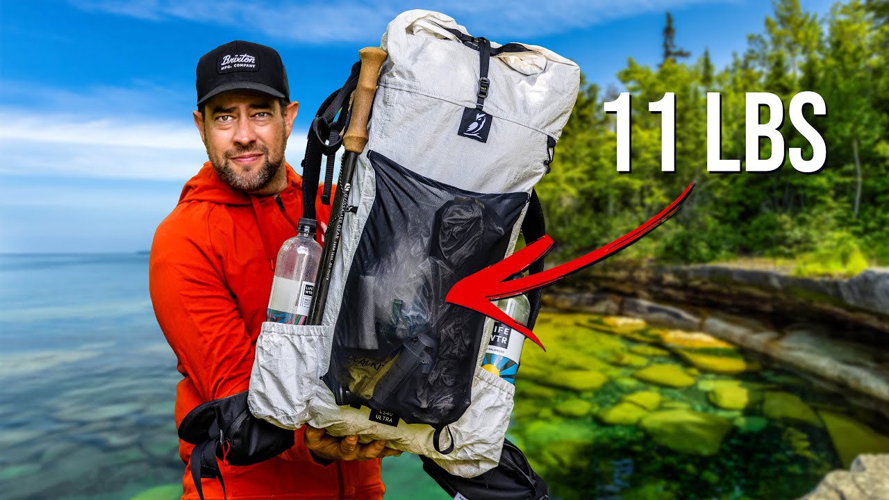 On trail walk-thru of my lightweight backpacking loadout (Summer 2023)
