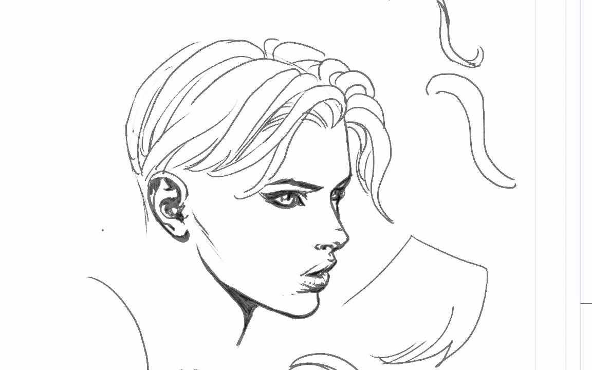 david finch hair drawing tutorial