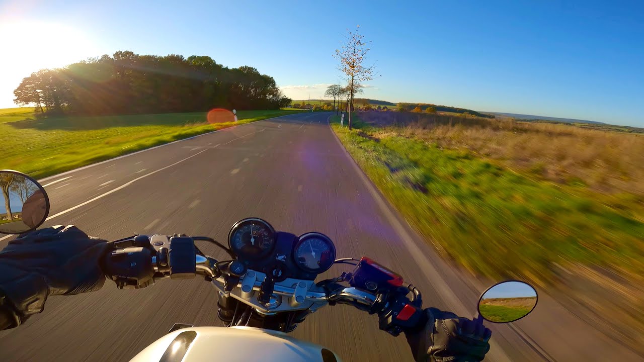 Last Beautiful Moments Of The Day | CBF 600 | RIDE POV [4K | RAW]