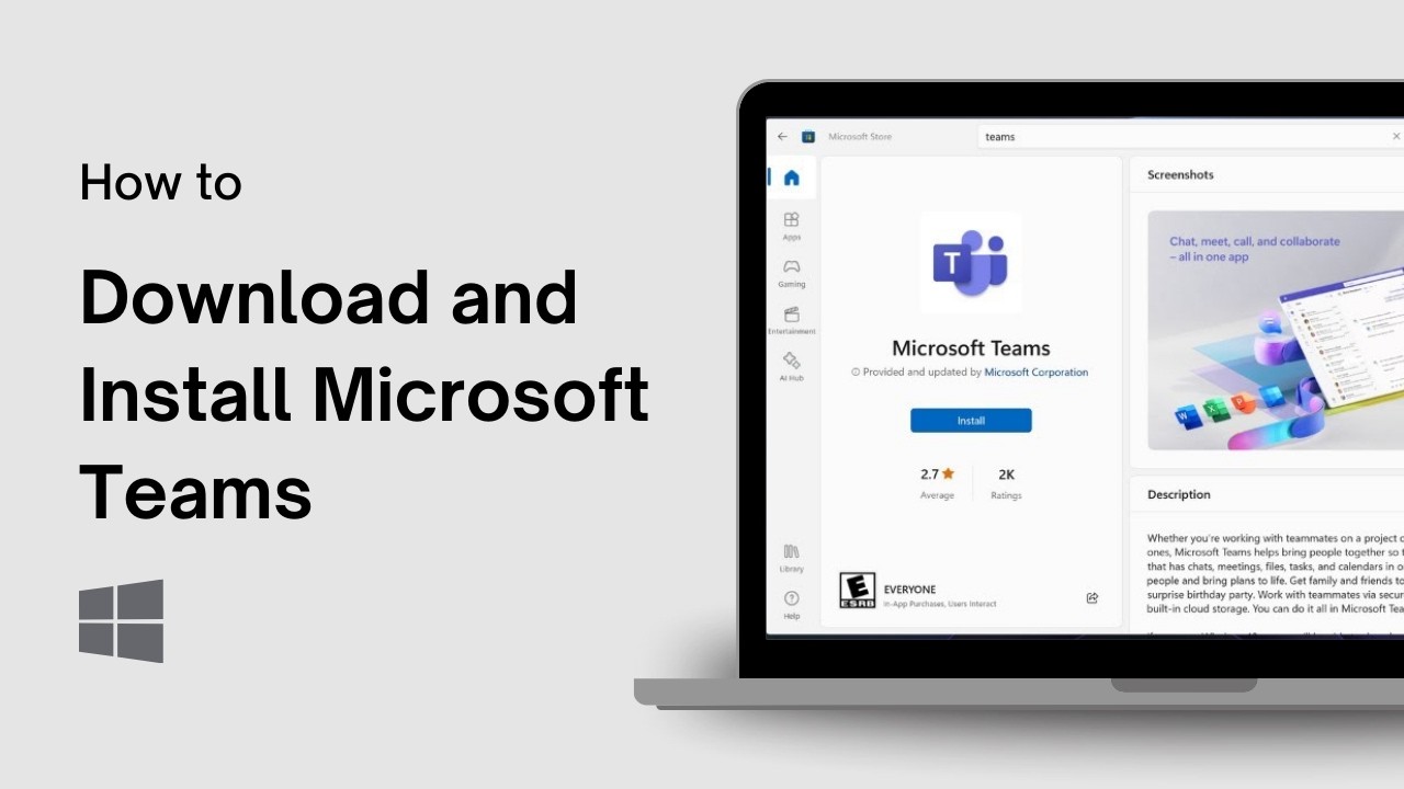 How to Download and Install Microsoft Teams on Windows 11