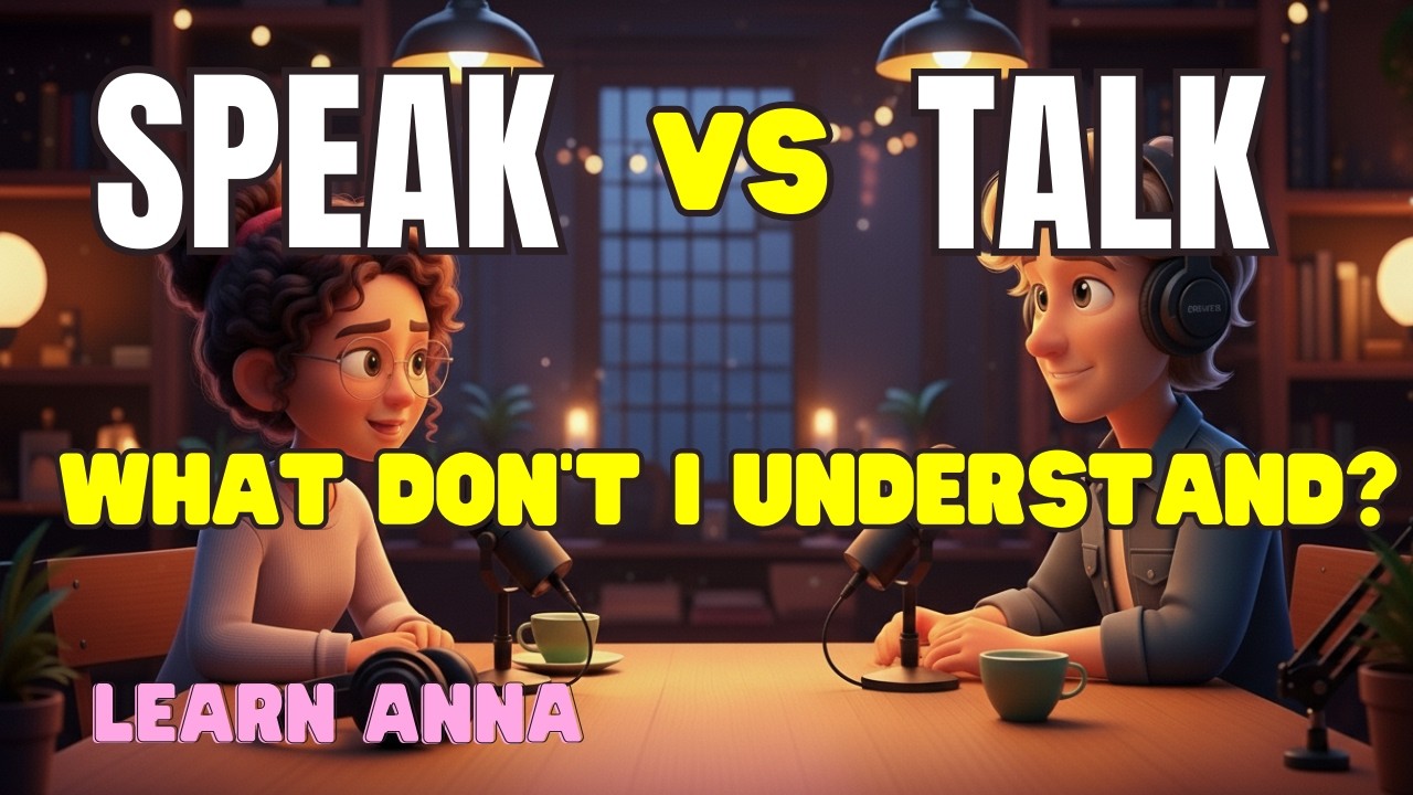 How to Use Speak vs Talk in English | Conversation Practice