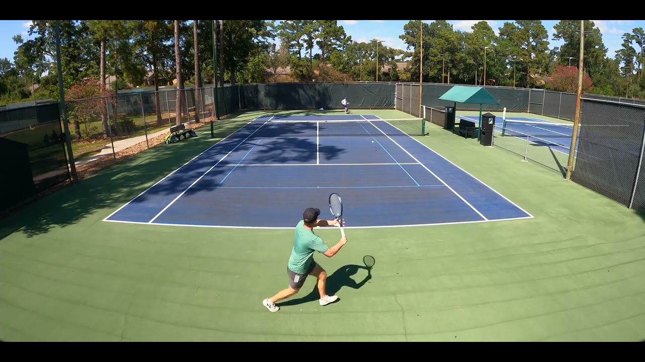 UTR 7 vs UTR 6 USTA Level 6 Kingwood Fall Adult Men's Open Singles Quarter Finals Uncut