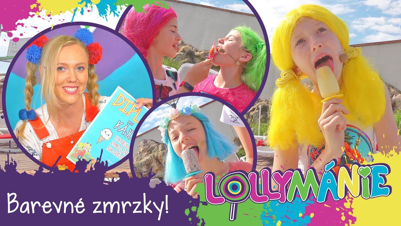 LOLLYMÁNIE - Barevné zmrzky!🍦