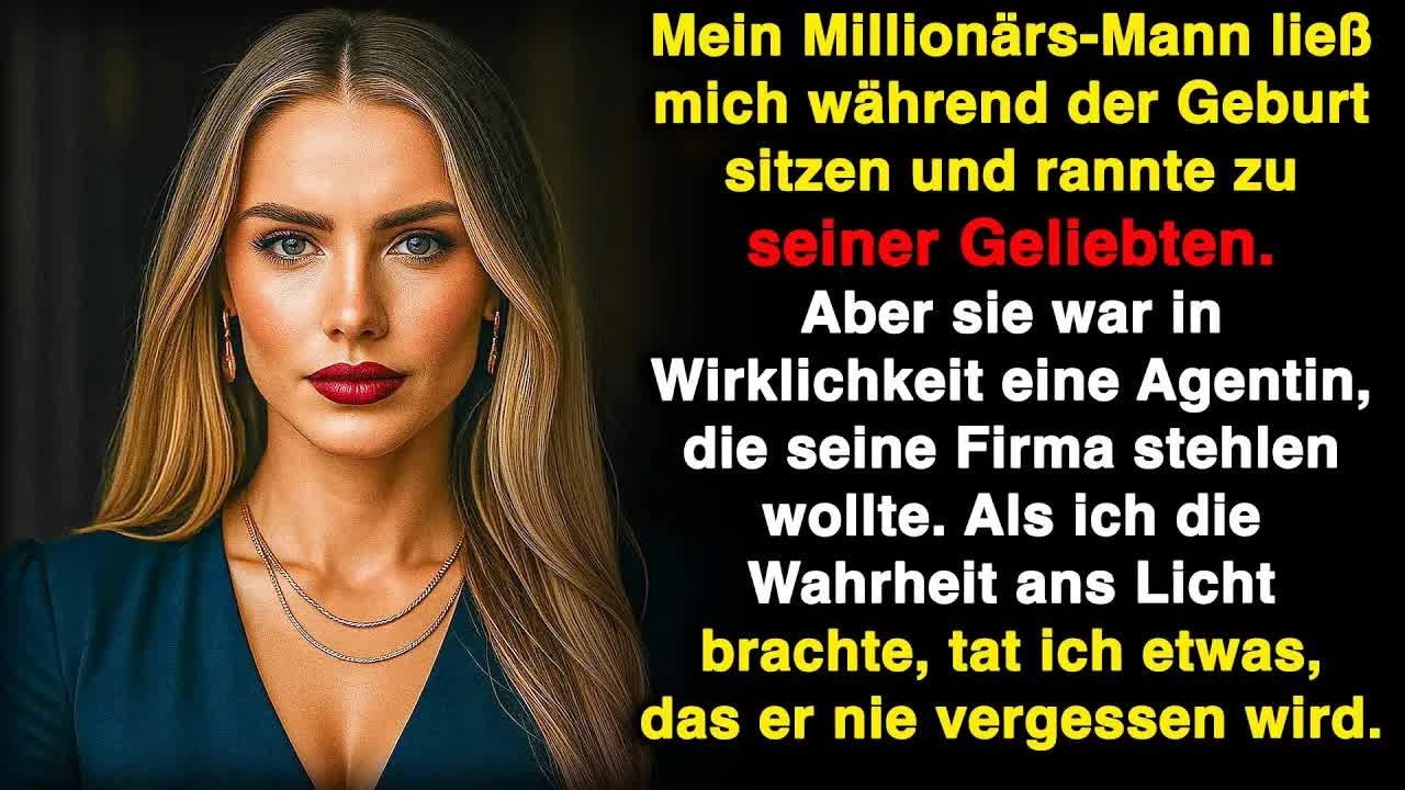 Mein Millionärs Mann ließ mich während der Geburt sitzen – er rannte zu seiner Geliebten!