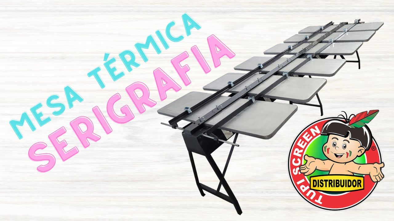Mesa Térmica para Serigrafia (Silk Screen) - Berços de Alumínio