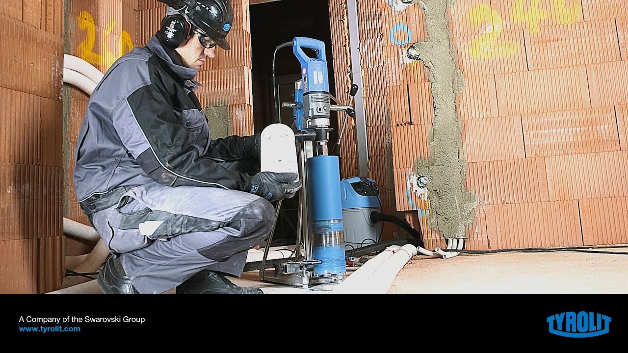 TYROLIT PREMIUM*** dry drilling system for reinforced concrete