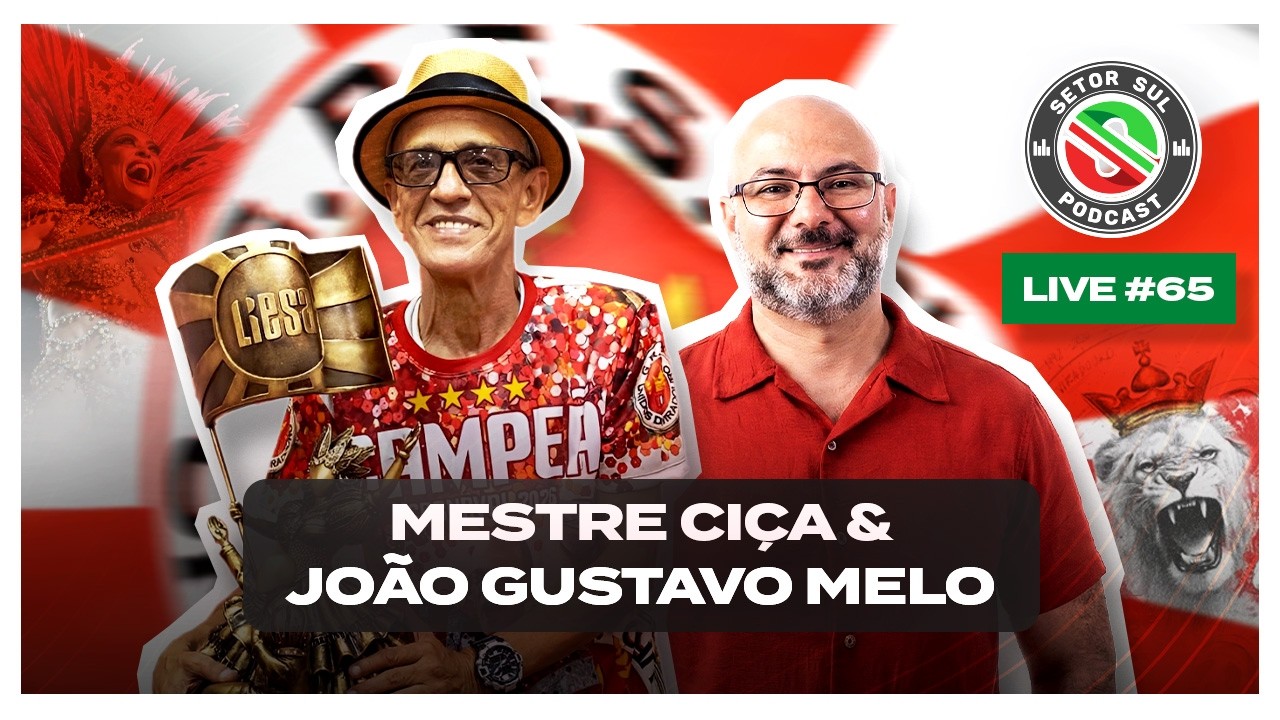 MESTRE CIÇA E JOÃO GUSTAVO MELO - VIRADOURO CAMPEÃ 2026 - SETOR SUL PODCAST #065