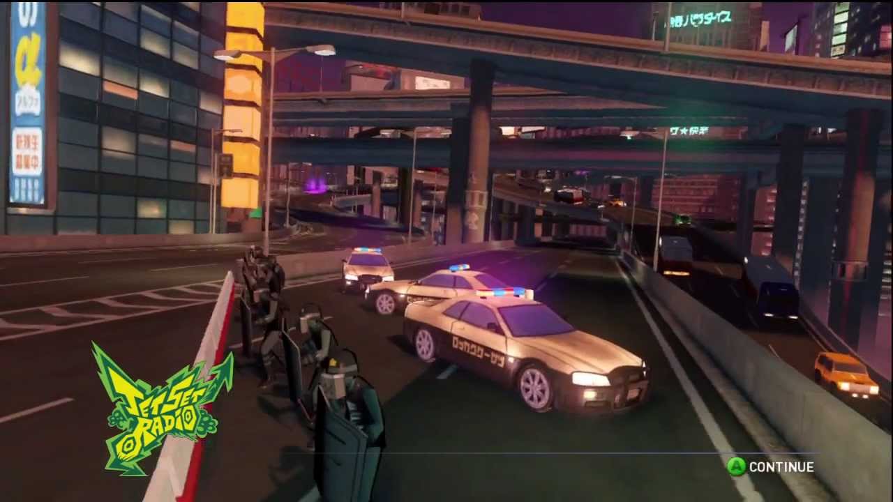 Sonic & Sega All Stars Racing Transformed - Graffiti City with Beat (Jet Set Radio)