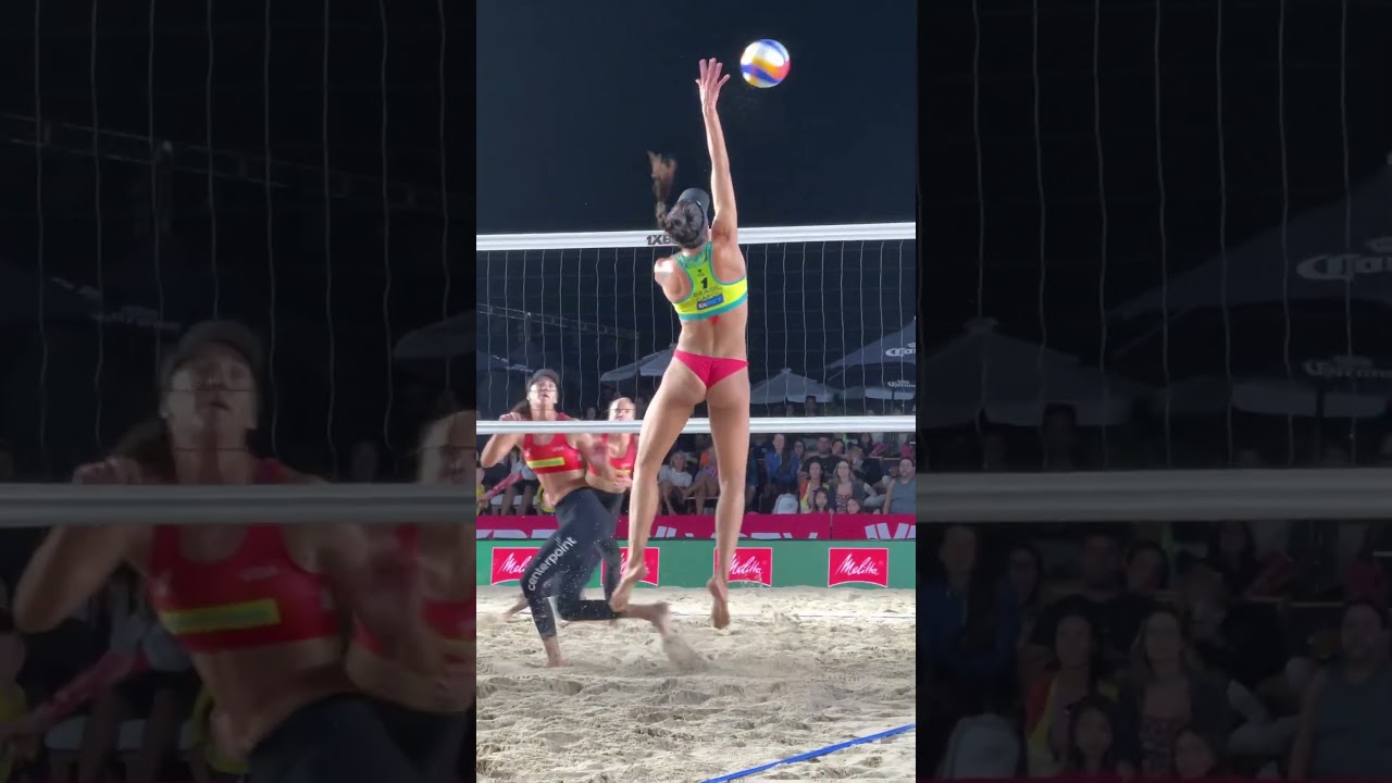 🇧🇷 Brazil winning in Brazil 👌 #beachvolleyball #beachprotour