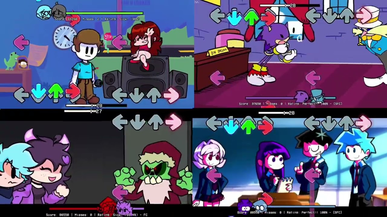 (FNF) Zanta But literally everyone is singing it