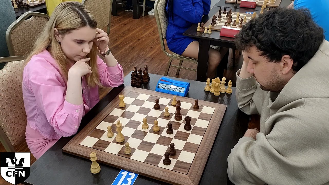 WFM Glittering Goldie (1999) vs I. Faizrakhmanov (1927). Chess Fight Night. CFN. Rapid