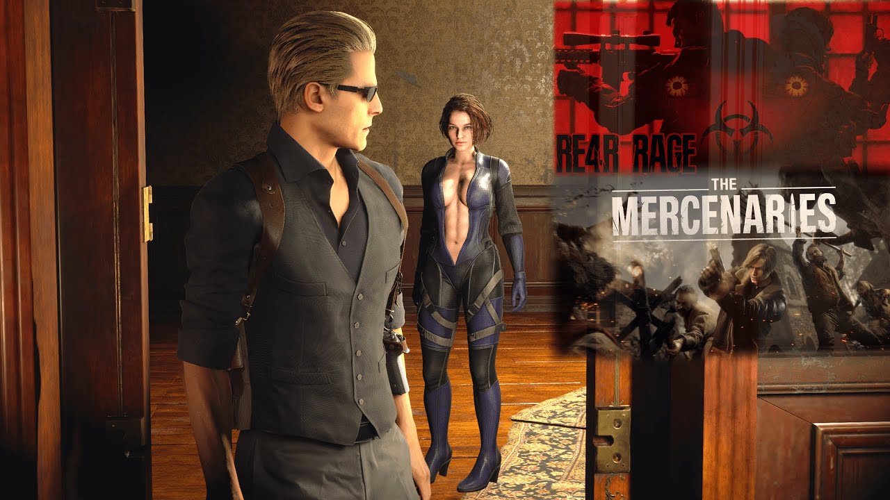 RE4 Remake: Albert Wesker vs RAGE Mod Mercenaries Showcase (Village)