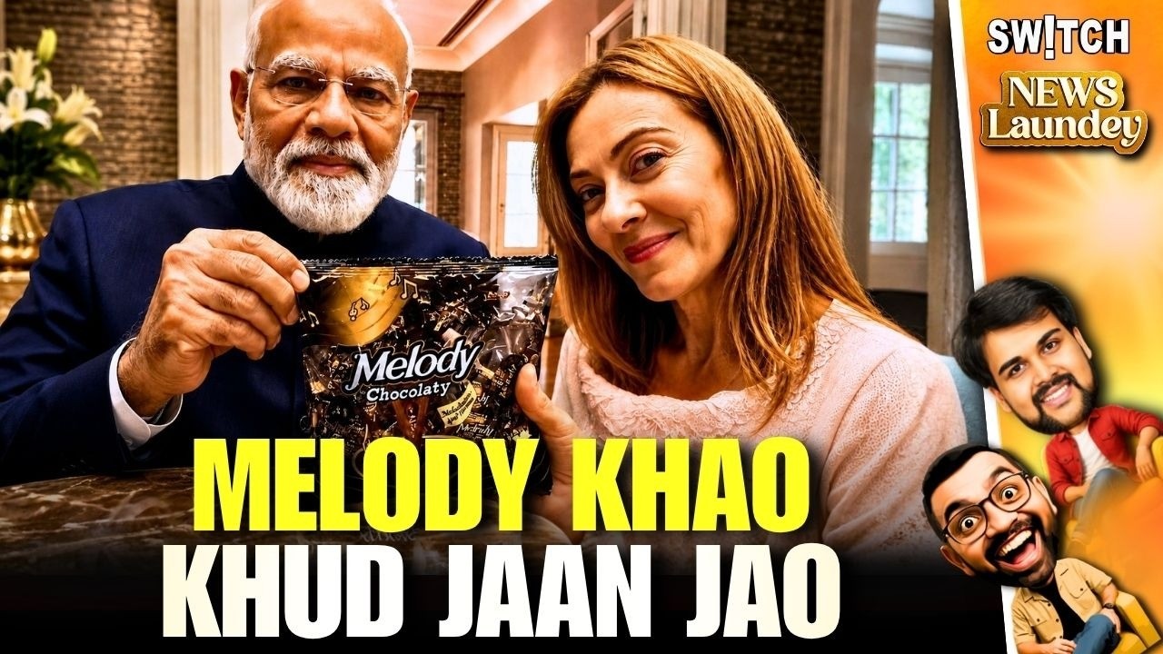 Funny meme reaction | PM Modi, Giorgia Meloni Aur &ldquo;Melody&rdquo; 😂 | Newslaundey | Viral Italy Visit Memes