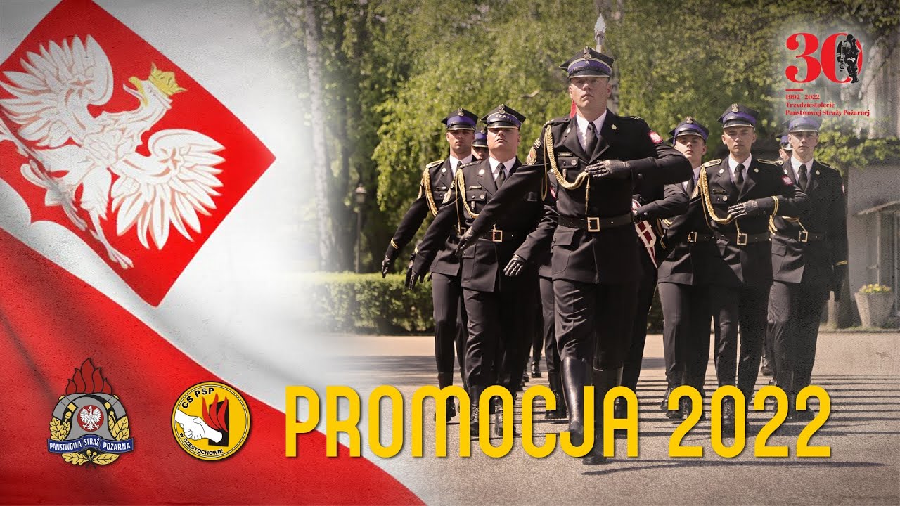 UROCZYSTOŚĆ PROMOCJI ASPIRANTÓW w Centralnej Szkole PSP w Częstochowie -  27 czerwca 2022 r.
