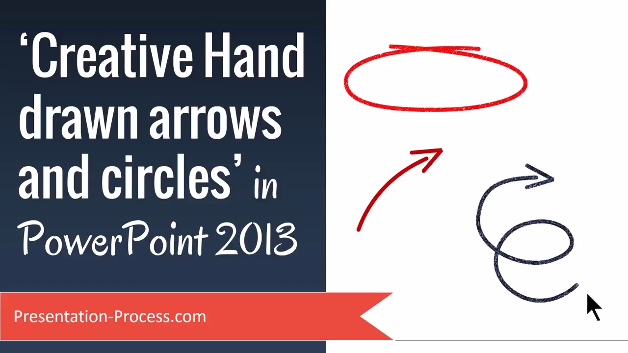 Creative Hand Drawn Arrows and Circles in PowerPoint 2013